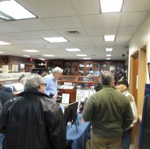 Wayne Heffner (92), at the ADBC Museum; part of all theatres in WWII.